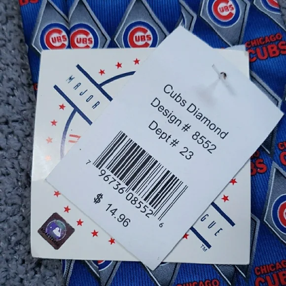 Chicago Cubs PatternTie - Picture 4 of 6